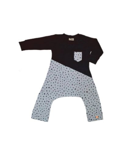 Babypakje blauw stippen
